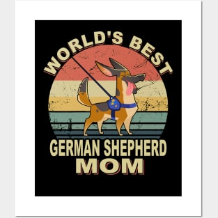 World's Best German Shepherd Mom Vintage Posters and Art
